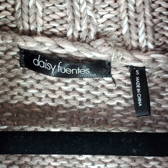 Belted Cardigan in a Pinkish Mauve - Picture 5 of 6